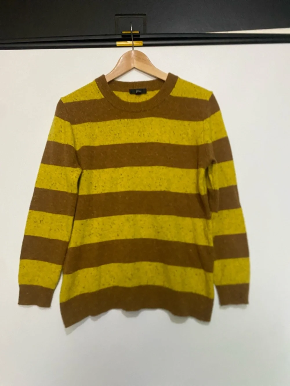 J.Crew M Wool Blend Striped Sweater